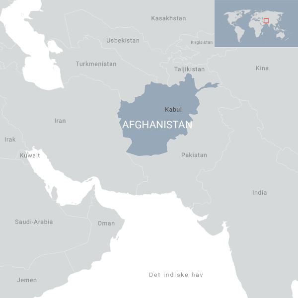 Karta över Afghanistan. Foto: FN-förbundet